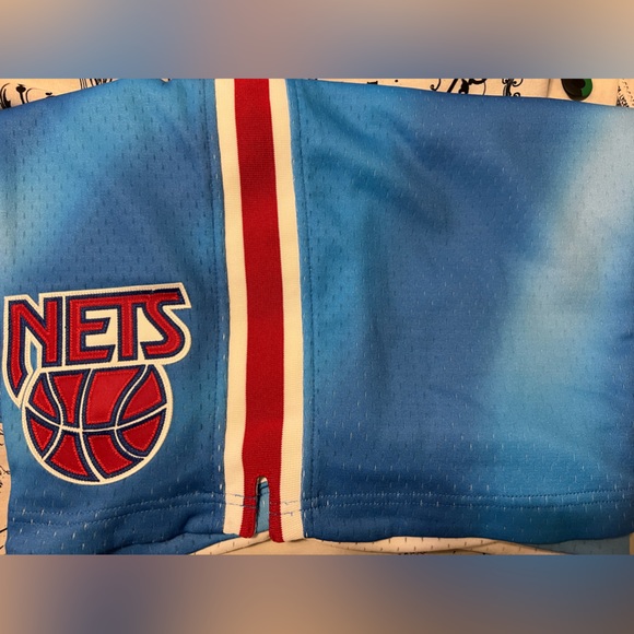 Mitchell & Ness New Jersey Nets Authentic Shorts 1990-91 !! Brand New Tags On !!